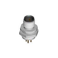 AMP Connectors - TE Connectivity 4-2271141-2 Straight M12 MALE PNL B CODE 5P PCB TYPE (AU)