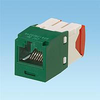 Panduit CJ5E88TGGR-C UTP Mini-Com Module, Cat 5e, UTP, 8 pos 8 wi