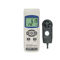OMEGA HHEM-SD1 Handheld Air Speed, Temperature, Humidity & Light Meter (0~85% RH, 0~50°C, 0~20,000 lux, 0.4~25 m/s)