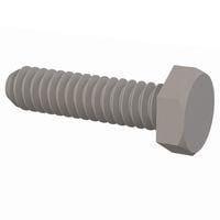 Essentra Components 011024H075 Cap Screw Hex Unslotted Bolt, #10-24 Thread, 3/4 Lg