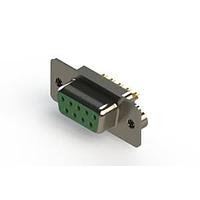 EDAC 628-M09-222-GT2 D-Sub Connectors - Standard Density Vertical Machined D-Sub Connector