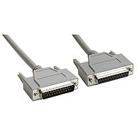 Amphenol Cables on Demand CS-DSSMDB25MF-002.5 D-Sub Cables Std 25 Pin D-Sub Molded M/F 2.5ft