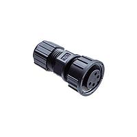 Amphenol LTW CD-14BFFA-SL7001 Standard Circular Connector Ceres, Middle Size, Plastic, 5A, 14 pins, Female Connector, Female Contact, Straight, Screw Thread, Solder, Field Installable, F4.0 - F9.6mm, IP67