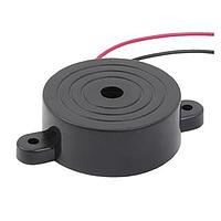 Same Sky (formerly CUI Devices) CPE-350 Piezoelectric buzzer, 41.8 mm round, 16 mm deep, P, 2.8 kHz, 12 V, panel mount w/ wires, driving circuit