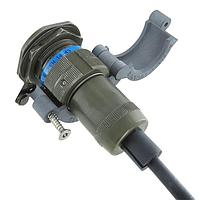 Amphenol Socapex PLUGLOCK23WR 23 Shell Size Lockable Plastic Cybersecurity Cap PlugLock Size 23 w/ Cable Seal Metal Wire to Cut to Unlock