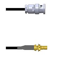 Amphenol Custom Cable Q-0J03M0003060i RF Cable Assemblies BNC-SP/SMB-SJB G174 60I