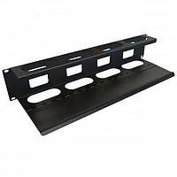 Hammond Manufacturing PCMDD19003BK1 Cable Managers Cable Manager w/Door Horizontal, 2U x 19