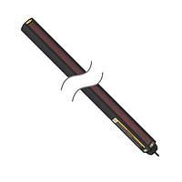 Banner Engineering MAHE19A Emitters High-Res. MINI-ARRAY Emitter: 488 mm (19.2 in); Beam Spacing: 2.5 mm (0.1 in); Total Beams = 192; System Range (w/matching receiver) = 0.4-1.8 m; System Requires 2 Quick-Disconnect Cables