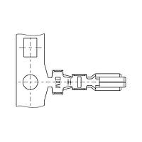 Molex 50709-8000 Pin 2.5 W/B CRIMP REC TERM