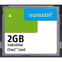 Swissbit SFCA2048H1AO4TO-C-MA-226-STD CFast Cards Industrial CFast Card, F-800, 2 GB, SLC Flash, 0C to +70C