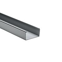 HellermannTyton 181-42002 Solid Wall Wiring Duct Solid Wall Wiring Duct, 4" x 2", Non-Adhesive, PVC, Gray, 120ft/Carton