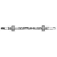 Raychem - TE Connectivity 445555-2 Standard Circular Connector LGH4 DBL MOLDED END LEAD