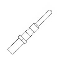 Eaton Souriau-Sunbank CM16PC10MQ Accessories Pin Contact 14-18AWG