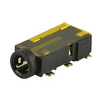 Same Sky (formerly CUI Devices) SJ2-25964B-SMT-TR Phone Connectors 2.5mm gold terminal 4conductr Tip switch