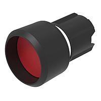 EAO 45-2131.1320.000 Switch Actuators Pushbutton actuator red lens lower than front ring Impuls front/housing plastic