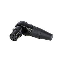 REAN RC3FR-BAG Cable Connectors 3P F RA XLR CBL CONN BLACK/SILVER - BAG