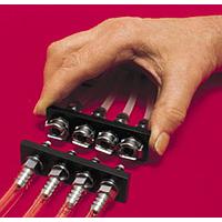 OMEGA FT-LM160-04 Speciality Quick Couplings For 3 to 5 Lines (1/4 in, Compression Fitting, 1/4 in, Quick Coupling (Multiple Mount Bodies), Coupling, Compression Fitting)