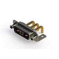 EDAC 629-3WK3650-2N6 Mixed Contact D-Sub Connectors Right-angle Power Combo D-Sub Connector