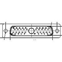 Molex / FCT 172704-0022 Mixed Contact D-Sub Connectors FCT ML DSUB SDR RCPT 21W1
