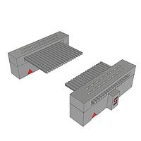 Samtec FFSD-08-D-02.50-01-N IDC Socket Cable .050" Low Profile Tiger Eye(TM) IDC Ribbon Cable Assembly