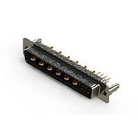 EDAC 627-13W6224-1T5 Mixed Contact D-Sub Connectors Vertical Combo Dsub
