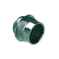 Amphenol SINE Systems AHDM04-24-23SR Connectors SZ 24 RCPT 23 POS SOCKET RED ARGMNT