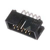 Omron Electronics XG4C-1034 Flat Cable Connectors MIL BoxType Plug 10P RightAngle 1Polariz