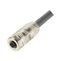 HARTING 21038962415 Circular Metric Connectors M12 S CODE 04P FE STRAIGHT SCL