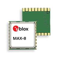 u-blox MAX-M8W-0 GPS Modules u-blox M8 GNSS module ROM, TCXO, short-circuit protection LCC, 9.7x10 mm, 500 pcs/reel