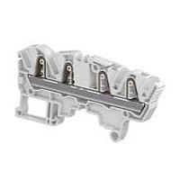 Entrelec - TE Connectivity ZK4-4P Feed Through Terminal Block Aut SNK PI-Spring