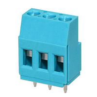 Same Sky (formerly CUI Devices) TB009-508-13BE Fixed Terminal Blocks Terminal block, screw type, 5.08 , horizontal, 13 poles, CUI Blue, slotted screw, PCB mount