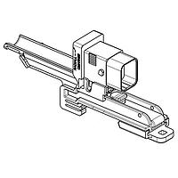 Radiall QMARN Connectors QMA RECEPTACLE CONNECTOR INTEGRATED STRAIN RELIEF FOR RAIL MOUNTING