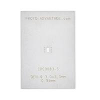 Chip Quik IPC0083-S Sockets & Adapters DFN-6 Stainless Steel Stencil