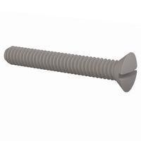 Essentra Components 332520A175 Slotted Countersunk 82 Slotted CSK Screw, 1/4-20 Thread, 1 3/4 Lg