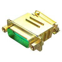 Amphenol Positronic RD50P10HTC Plug D-Sub Male Connector 50P Crimp Cadmium Shell Backshell Assembly Jackscrews