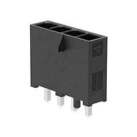 Molex 215915-1004 Headers Mini-Fit Max Vertical Header, Single Row, 4 Circuits, Tin (Sn) Plating, Black