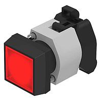 EAO 704.206.2 Panel Mount Indicators / Switch Indicators RECT TLT LENS WHITE