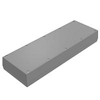 Serpac 182RI,GY Plastic 14.21 x 4.88 x 2.01 RECES FOR LABL, GRAY