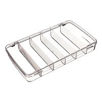 Flambeau DB606 Multiple Compartment Six-Compartment Box 11" x 6 3/8" x 1 9/16" (27.94 x 16.19 x 3.97 cm)
