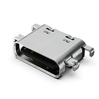 GCT (Global Connector Technology) USB4520-03-0-A PCB Mid Mount USB C Rec 16P 3u" Mid Mnt 2.1mm O-set SMT L = 6.5mm