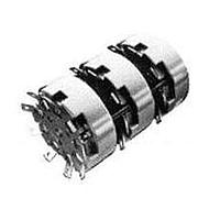 Ohmite 412-11T3 Rotary Switches 11 TAPS 50A/300VAC 20VDC 3 IN TANDEM