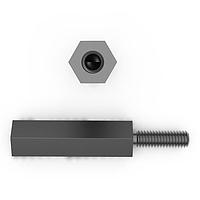 RAF Electronic Hardware M2264-6010-AL Hex Metric HEX M/F STDFF 6" OR UNDER Metric Hex Male-Female Standoff