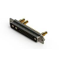 EDAC 627-25W3622-7N2 Mixed Contact D-Sub Connectors Vertical Combo Dsub