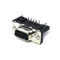 Amphenol Commercial Products D09S33E6GX09LF Receptacle D09S33E6GX09LF-DSUB R/A STB 9 SOCKET