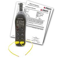 Triplett RHT37-NIST Digital Psychrometer With Type K (-20 ~ 50°C, 1 ~ 99.9%RH; With Cert of Traceability to N.I.S.T)