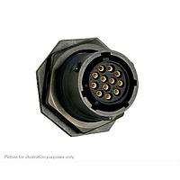 Eaton Souriau-Sunbank UTS71492S Receptacles Plastic jam nut receptacle, without backshell, for 12 female contacts, IP68/69K