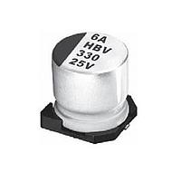Lelon HBV331M1ETR-1010 Aluminum Hybrid Polymer Capacitors 330uF 20% 25V Low ESR High Ripple