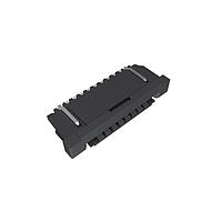 Amphenol FCI SFW9R-5STE1LF Connectors 1.00mm Flex Connector, SFW-R series, 9 Position, Bottom side Contact, Side Entry Surface Mount ZIF CIC Connector, Lead Free.