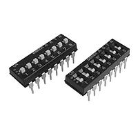 Omron Electronics A6TN-8104 DIP Switches Slide Type DIP (Wht) 8Pin, Raised Act.