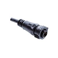 Amphenol LTW BD-06AFMM-QL8D04 Sensor Cables / Actuator Cables X-Lok, Standard Size, Plastic, 5A, 06 pins, Female Connector, Male Contact, Straight, Push Lock, Overmolded, Length 4000mm, IP68